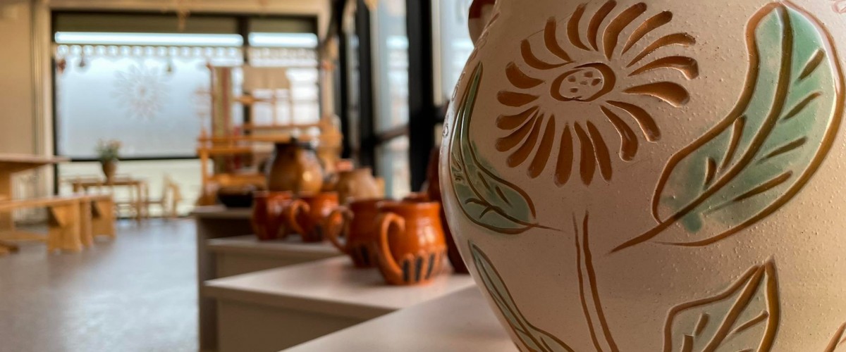 Tradicinės amatininkės Ingos Samoškienės keramikos paroda